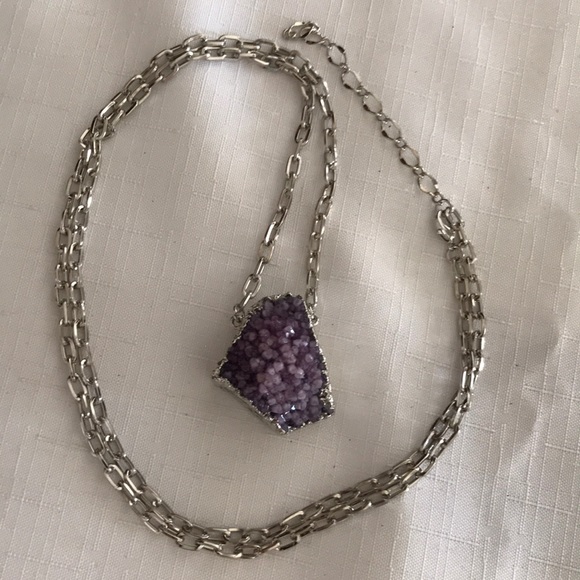 Jewelry - Authentic Amethyst Geode Necklace